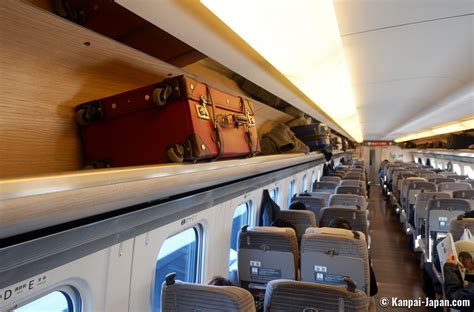 oversized luggage on japan train.